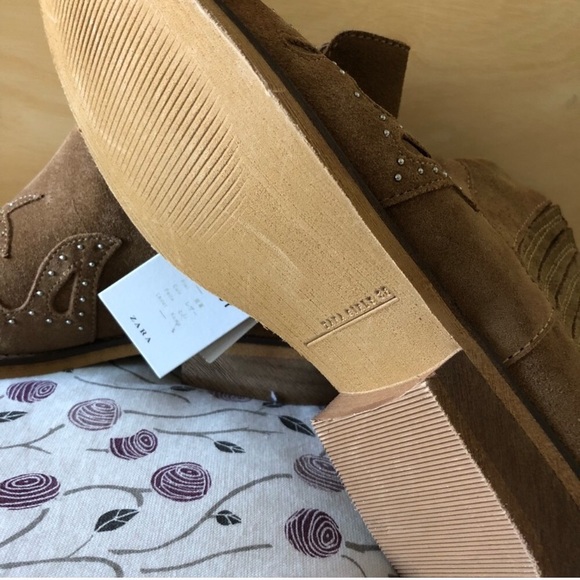 Zara Shoes Zara Girls Cowboy Leather Boots Poshmark